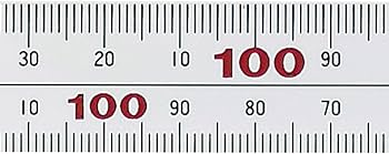 Amazon.co.jp: シンワ測定(Shinwa Sokutei) 厚手広巾50cm 8段目盛